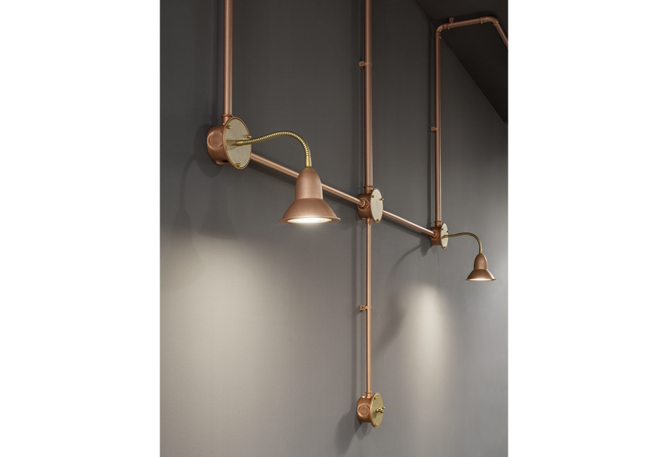 Copper conduit online lighting